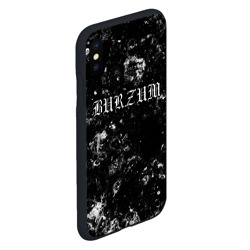 Чехол для iPhone XS Max матовый Burzum black ice - фото 2