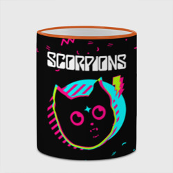 Кружка с полной запечаткой Scorpions - rock star cat - фото 2