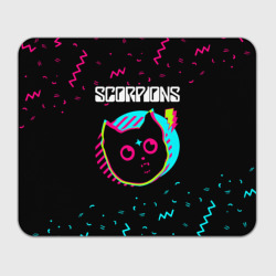 Прямоугольный коврик для мышки Scorpions - rock star cat