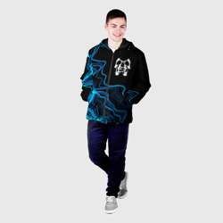 Мужская куртка 3D Deftones sound wave - фото 2