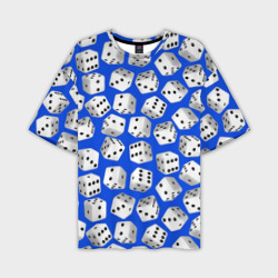 Игральные кубики узор – Мужская футболка oversize 3D с принтом купить со скидкой в -50%