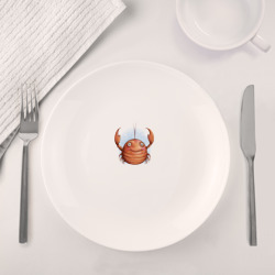 Набор: тарелка + кружка Речной рак или морской краб с пузырьками - фото 2