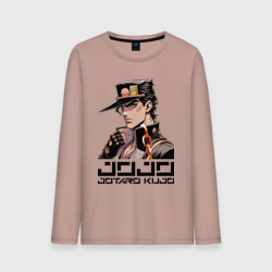 Мужской лонгслив хлопок Jotaro Kujo - Jojo ai art