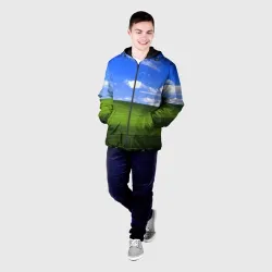 Мужская куртка 3D Знакомый пейзаж безмятежности - фото 2