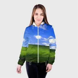 Женская куртка 3D Знакомый пейзаж безмятежности - фото 2