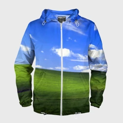 Мужская ветровка 3D Знакомый пейзаж безмятежности