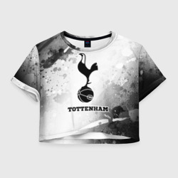 Женская футболка Crop-top 3D Tottenham sport на светлом фоне