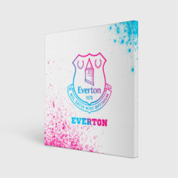 Холст квадратный Everton neon gradient style