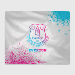 Плед 3D Everton neon gradient style