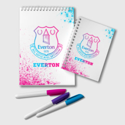 Блокнот Everton neon gradient style