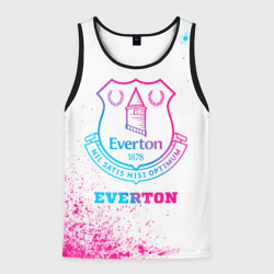 Мужская майка 3D Everton neon gradient style