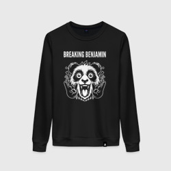 Женский свитшот хлопок Breaking Benjamin rock panda