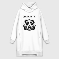 Платье-худи хлопок Megadeth - rock panda