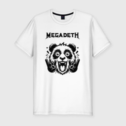 Мужская футболка хлопок Slim Megadeth - rock panda