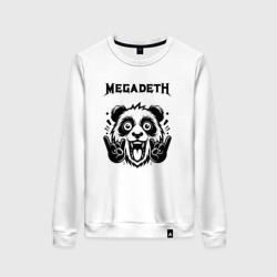 Женский свитшот хлопок Megadeth - rock panda