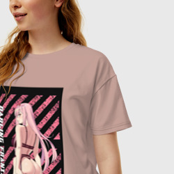 Женская футболка хлопок Oversize Франкс Зеро Ту - фото 2