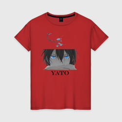 Бездомный бог Ято – Женская футболка хлопок с принтом купить со скидкой в -20%