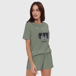 Женская пижама с шортиками хлопок Бездомный бог Ято - фото 2