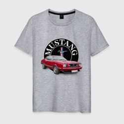 Форд Мустанг 1974 года – Мужская футболка хлопок с принтом купить со скидкой в -20%
