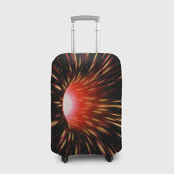Червоточина - огненные лучи – Чехол для чемодана 3D с принтом купить