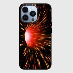 Червоточина - огненные лучи – Чехол для iPhone 13 Pro с принтом купить