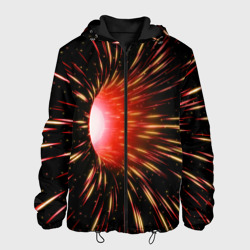 Червоточина - огненные лучи – Мужская куртка 3D с принтом купить со скидкой в -10%