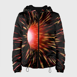 Червоточина - огненные лучи – Женская куртка 3D с принтом купить со скидкой в -10%