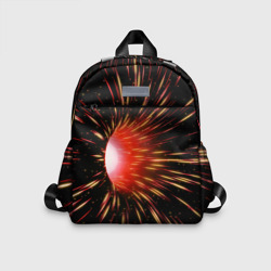 Червоточина - огненные лучи – Детский рюкзак 3D с принтом купить со скидкой в -33%