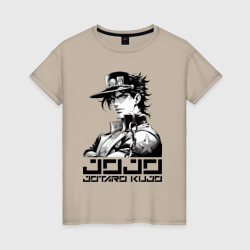 Jotaro Kujo - jojo ai art – Женская футболка хлопок с принтом купить со скидкой в -20%