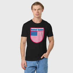 Мужская футболка хлопок United States - фото 2