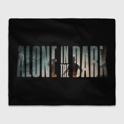 Плед 3D Alone in the dark logotype