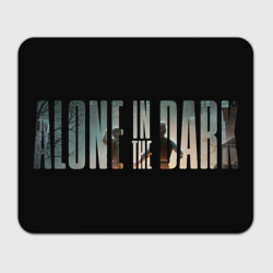 Прямоугольный коврик для мышки Alone in the dark logotype