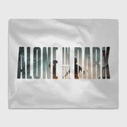 Плед 3D Logo alone in the dark