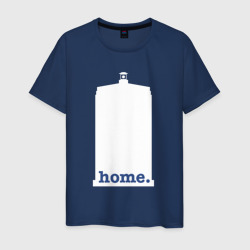 Home Tardis – Мужская футболка хлопок с принтом купить со скидкой в -20%