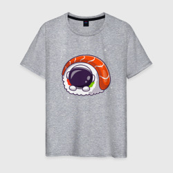 Мужская футболка хлопок Sushi spaceman
