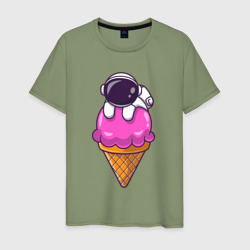 Мужская футболка хлопок Space ice cream