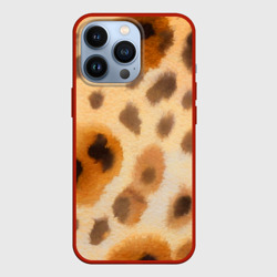 Чехол для iPhone 13 Pro Шкура леопарда паттерн