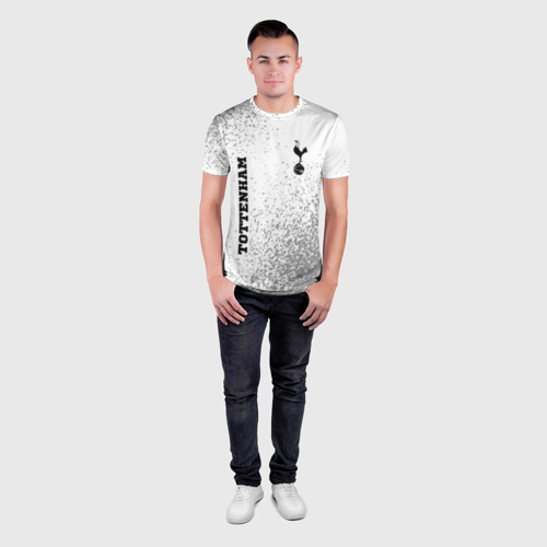 Мужская футболка 3D Slim Tottenham sport на светлом фоне вертикально, цвет 3D печать - фото 4