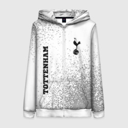 Женская толстовка 3D на молнии Tottenham sport на светлом фоне вертикально