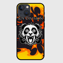 Чехол для iPhone 13 mini Joy Division рок панда и огонь