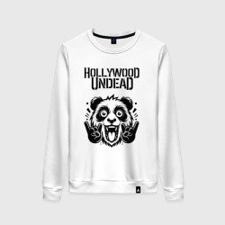 Женский свитшот хлопок Hollywood Undead - rock panda