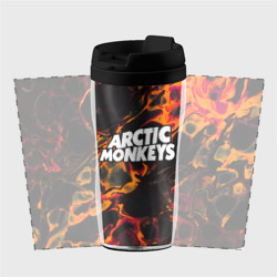 Термокружка-непроливайка Arctic Monkeys red lava - фото 2