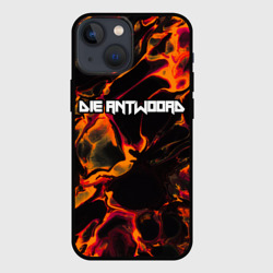 Чехол для iPhone 13 mini Die Antwoord red lava