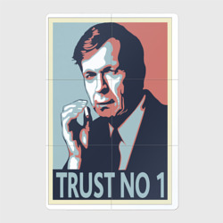 Магнитный плакат 2Х3 X files smoker - Trust no one