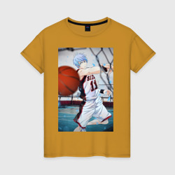 Женская футболка хлопок Баскетбол Тэцуя Куроко 