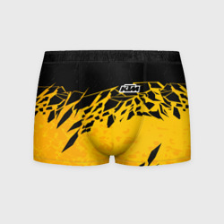 Мужские трусы 3D KTM - оранжевые разломы