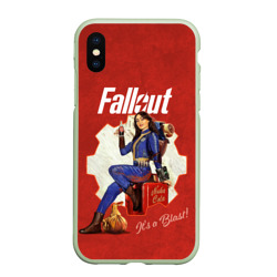 Чехол для iPhone XS Max матовый Fallout - Lucy