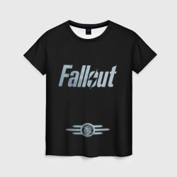 Женская футболка 3D Fallout - Logo