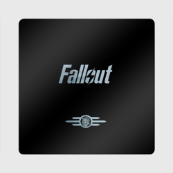 Магнит виниловый Квадрат Fallout - Logo