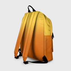 Рюкзак с принтом Фаллаут — Люси для любого человека, вид сзади №1. Цвет основы: белый